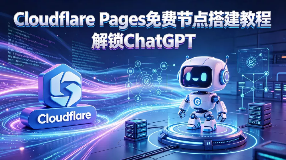 2026 最新｜Cloudflare Pages 免费节点搭建教程_解锁ChatGPT - 乐享酷知网