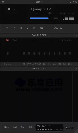 图片[1] - Qmmp 开源音乐播放器 v2.2.0 便携版下载 - 乐享应用